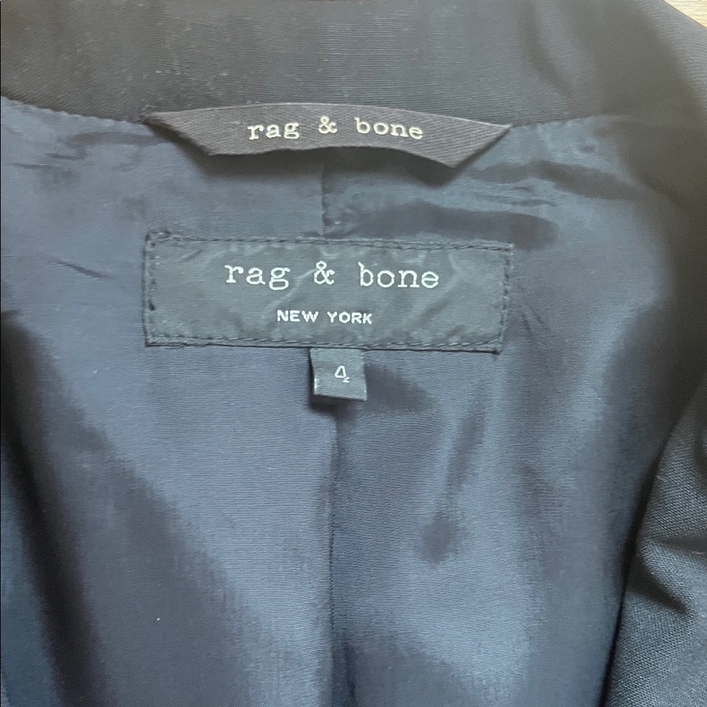 Rag & Bone Fitted Black Blazer - Picture 3 of 8